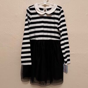 Cat & Jack Girls Stripe Tulle Dress.